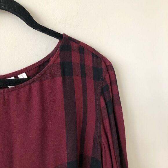 Treasure & Bond Bell Long Sleeve Plaid Shirt - Medium - Picture 6 of 7